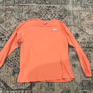 Orange/Pink Simply Southern Long Sleeve Shirt